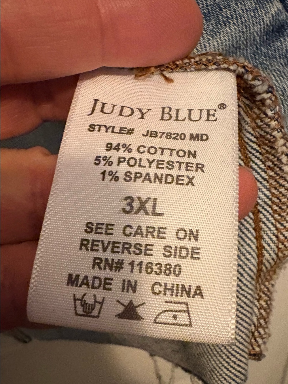 Judy Blue Light Wash Jean Jacket with Raw Hem - Picture 3 of 4